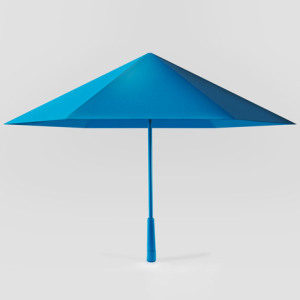 Justin Nagelberg and Matthew Waldman's Sa umbrella bounces back into shape when blown inside-out...