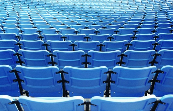 stadium chairs...